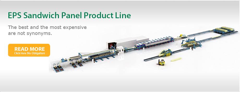 EPS sandwich panel product line